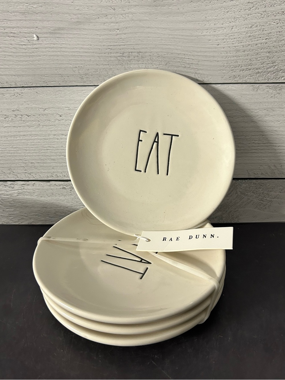 Rae Dunn EAT Appetizer Plates